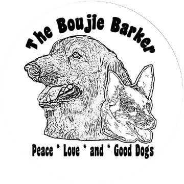 The Boujie Barker round label