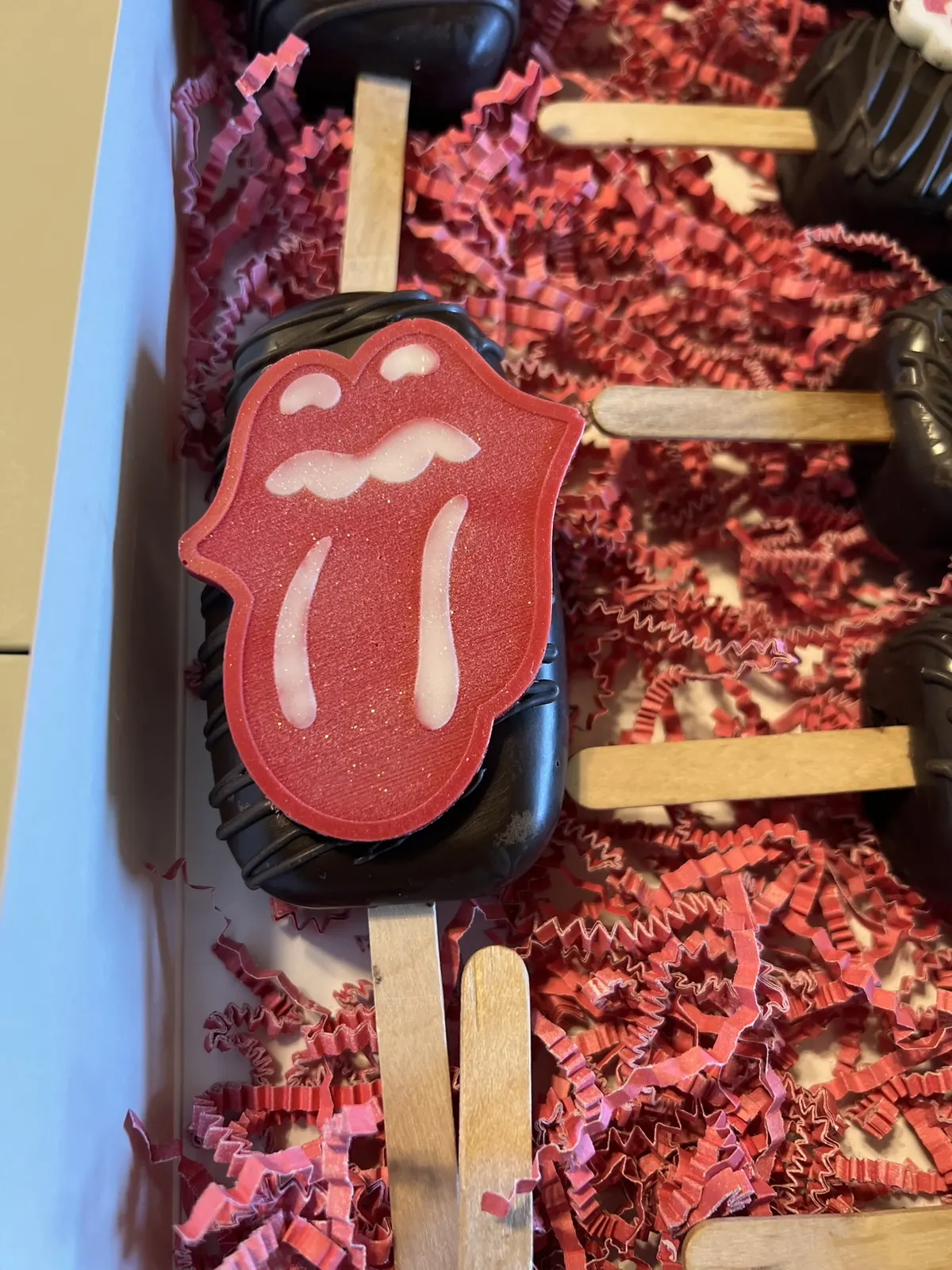 Rolling Stones cakesicle