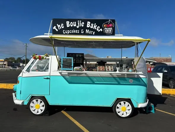 The Boujie Baker van at the Shoe Sensation 10 Year Anniversary