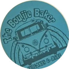 The Boujie Baker logo sticker